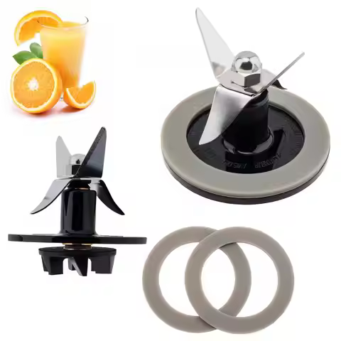 Blender Blade Replacement BFP703 SPB7 BFP703BK Fit for Cuisinart Blender with 2pcs Blender Gaskets,B