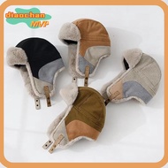 DIACHAMY Ski Hat, Earflap Design Windproof Russian Bomber Cap, Vintage Warm Waterproof Russian Style