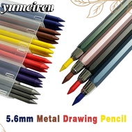 YUMEIREN Mechanical Pencil, Metal 5.6mm Automatic Pencil, Creative 2B/4B/6B/8B Pencil Refill Sketch 