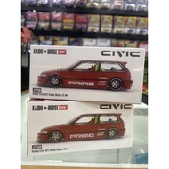 MERAH Kaido House Honda Civic EF Red