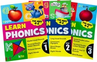 (Age 4-6)LEARN PHONICS FOR KIDS หนังสือโฟนิคสำหรับเด็ก อายุ4-6ปี (ซื้อแยกเล่มได้)