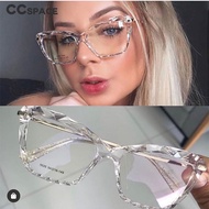 H45591 Women Fashion Diamond style frame Square Glasses Frames Optical Computer Glasses eo optical