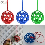 Hanging Feeding Balls for Horses Goats Durable Slow Feed Hay Balls 14cm Diameter