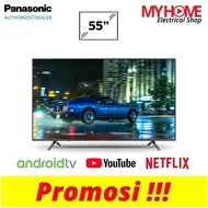(DELIVERY FOR KL &amp; SGR ONLY) PANASONIC TH-50HX655K TH-55HX655K TH-65HX655K 50-65inch 4K HDR ANDROID TV