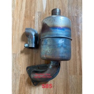 Yanmar S85 diesel engine fire/ silencer