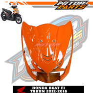 WITOR - Cover Tameng Dasi Depan Honda Beat Fi 2013-2016 Plus Lampu Depan Dan Sein Oren / Tameng Depa