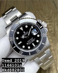 Rolex Submariner  116610LN 🖤 黑水鬼 2019年 95% 新  888 香港行貨