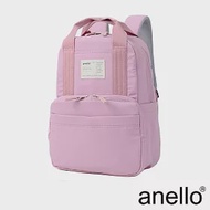 anello 休閒出遊 單色筆電後背包- 粉紅色