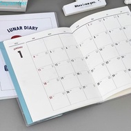SEPTEMBER Schedule Life Planner Book, 2026 Retro Student Study Diary Planner, Korean Style Minimalis