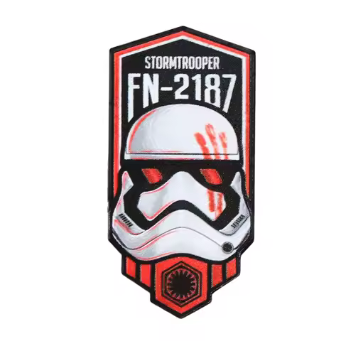 FN2187-Stormtrooper Enamel Pin Sci-Fi Movie Peripheral Galaxy Strike Force Brooch Creative Novelty B