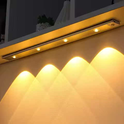 Motion Sensor Light LED Sensor Lamp Wireless Ultra Thin USB LED For Kitchen Cabinet Bedroom Wardrobe