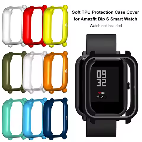 Protection Case For Huami AMAZFIT Bip S Replacement PC Watch Case Cover Shell Frame Protector For Xi