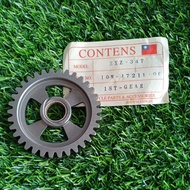 YAMAHA RXZ COUNTER SHAFT 1ST GEAR 34T 0 10W-17211-00 MAIN GEARBOX GEAR BOX SAB SUB RXZ135 RXZ-135 RX