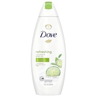 Dove Body Wash 12 Ounce Go Fresh Cucumber & Green Tea (354ml) (3 Pack) FVG3 O9V8