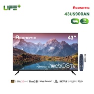 Aconatic ทีวี 43 นิ้ว LED 4K HDR WebOS TV (Wee 2.2) รุ่น 43US900AN Smart TV สมาร์ททีวี ระะบบปฏิบัติก