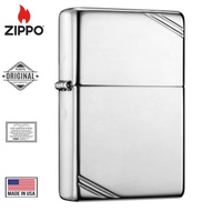 Zippo High Polish Chrome Vintage with Slashes 260