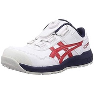 asics working 1273A029 ASICS Working Safety Shoes Work Winjob CP306 BOA White/Classic Red 22.5 cm 3E