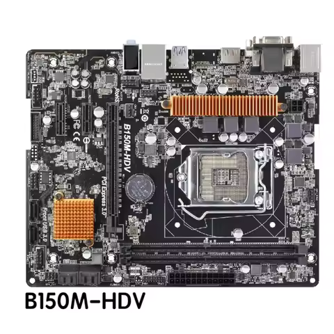 For ASRock B150M-HDV Motherboard B150M LGA 1151 DDR4 Mainboard 100% Tested OK Fully Work Free Shippi
