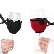 Multicolor Lanyard Cup Holder Goblet Holder Cup Holder Diving Cloth Cup Holder Large Size Adjustable