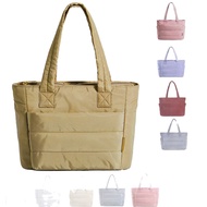 Large Capacity Women's Handbag, Cotton Jacket, Down Tote Bag, Yoga Fitness Travel Bag  Kapasiti Besa