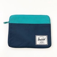 Herschel iPad Mini Pouch | 8.46"(H) x 6.29"(W) in Green and Blue (for iPad mini 5 or similar size)