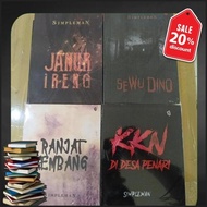 Instant / Paket 4 Buku Simpleman Janur Ireng Sewu Dino Ranjat Kembang Manunggal / 100% Baru