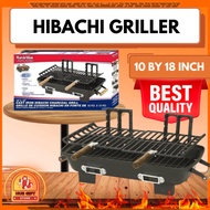 All-Steel Hibachi Griller - Charcoal Barbeque Grill for Camping, Garden, & More