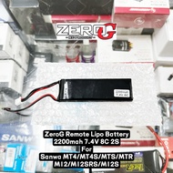 ZeroG 2s 7.4v 8c 2200mah Lipo Battery For Sanwa MT4 MT4S MTS MTR M12 M12SRS M12S