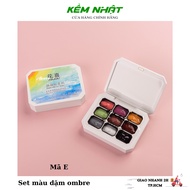 Set màu gel dặm ombre 9 màu nhiều mã B C D dành cho thợ nail