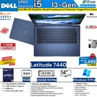 Dell Latitude 7440,7420 i7, i5 VPRO, 13&12Gen,DDR5RAM 14" FHD, WINS 11Pro, NVMeSSD, Backlit, FingerU