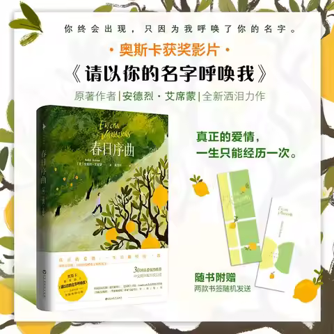 Enigma Variations Novel Book Chinese Version By Andre Aciman Oscar-winning Film Call Me By Your Name