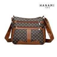 HIKARI HANAMI Sling Bag Wanita Latest Beautiful Elegant Brown LeatherHIKARI TA1218B7