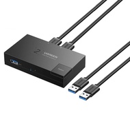 Bộ Chia Sẻ USB 3.0 2 in 1 Out hoặc 1 in 2 Out ( 2 máy tính dùng chung 1 máy in ) Ugreen 15149 C