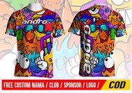 KAOS JERSEY PINGPONG ANDRO #TENIS MEJA