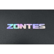 สติ๊กเกอร์zontes350eติดทับโลโก้หน้าจอ สะท้อนแสงทุกสี
