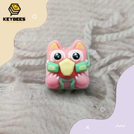 Lago The Fox Keycap handmade resin mechanical keyboard buttons (Many Models)