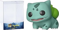 Bulbasau r: P o p ! Games Vinyl Figurine Bundle with 1 Compatible Graphic Protector (453-36237 - B)