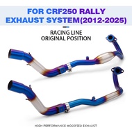 Motorcycle Exhaust Muffler Pipe for CRF250L CRF250 RALLY 2012-2025 Stainless Steel Performance