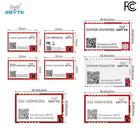 LoRa Mesh Wireless Module EBYTE E52 EWM521 22dBm High-Sensitivity Self-organizing Network Self-routi