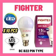 FIGHTER 15W LED A BULB B22 BC led LAMPU Mentol 15w SIRIM 10pcs