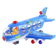 Air Plane Children's Toys Boy Big Plane Oversized Large Electric Luminous Music Baby Educational Pas