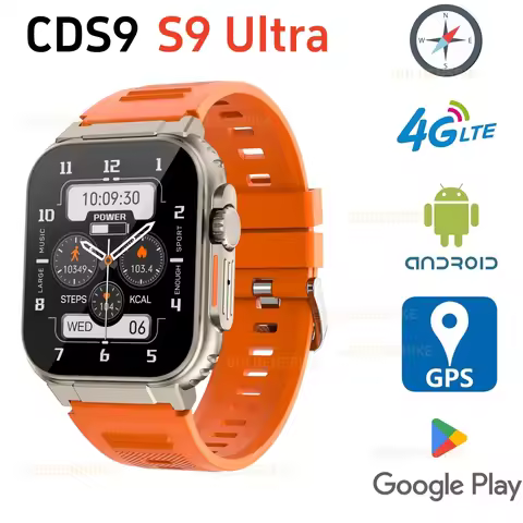 Original CDS9 S9 Ultra Smart Watch 180° Rotary Camera GPS WIFI App Store 2.2inch 448*528 Amoled Smar