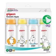 พีเจ้น ขวดนมคอมาตรฐาน ลายมูมิน ขนาด 8 ออนซ์ พร้อมจุกมินิ ขนาด M แพ็ก 4 (475459-384655010)