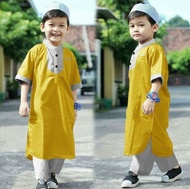 COD SETELAN KOKO LIS ANAK BAJU MUSLIM ANAK LAKI LAKI/PAKAIAN MUSLIM ANAK LAKI LAKI TERLARIS 6 BULAN-