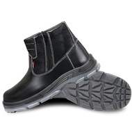 Oscar Safety Shoes Super-tec T 807 Black – Double Zip Boot