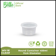 Belle RO 450 Microwavable Container 450mL (Round) (50pcs/pack)