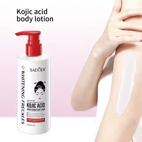 250ml Kojic Acid Whitening Body Lotion Moisturizing And Brighten Skin Essential Home Lotion In Autum