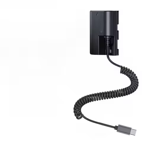 LP-E6NH Dummy Battery External Power Supply For Canon R5 Mark II R5C R6 Mark II R6 III 60D 80D 90D C