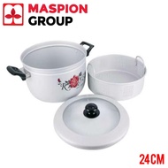 Maspion Pancaguna Steamer 24cm Steamer Pan 24cm Glass Lid Pan Panca Guna Aluminum Pan