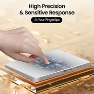 TECHCHIP-USB Touchpad Mouse Multi-Gesture Wireless Touchpad Type-C Rechargeable Wired Precision Trac